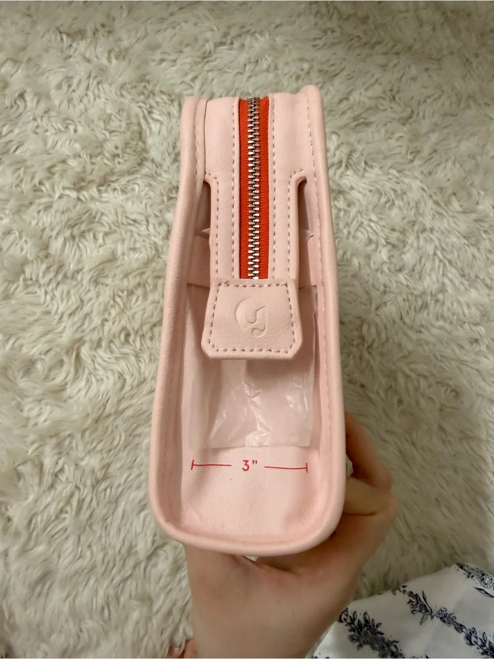 Glossier Pink Cosmetic Pouch